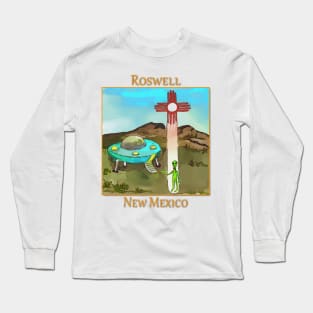 Aliens in Roswell New Mexico Long Sleeve T-Shirt